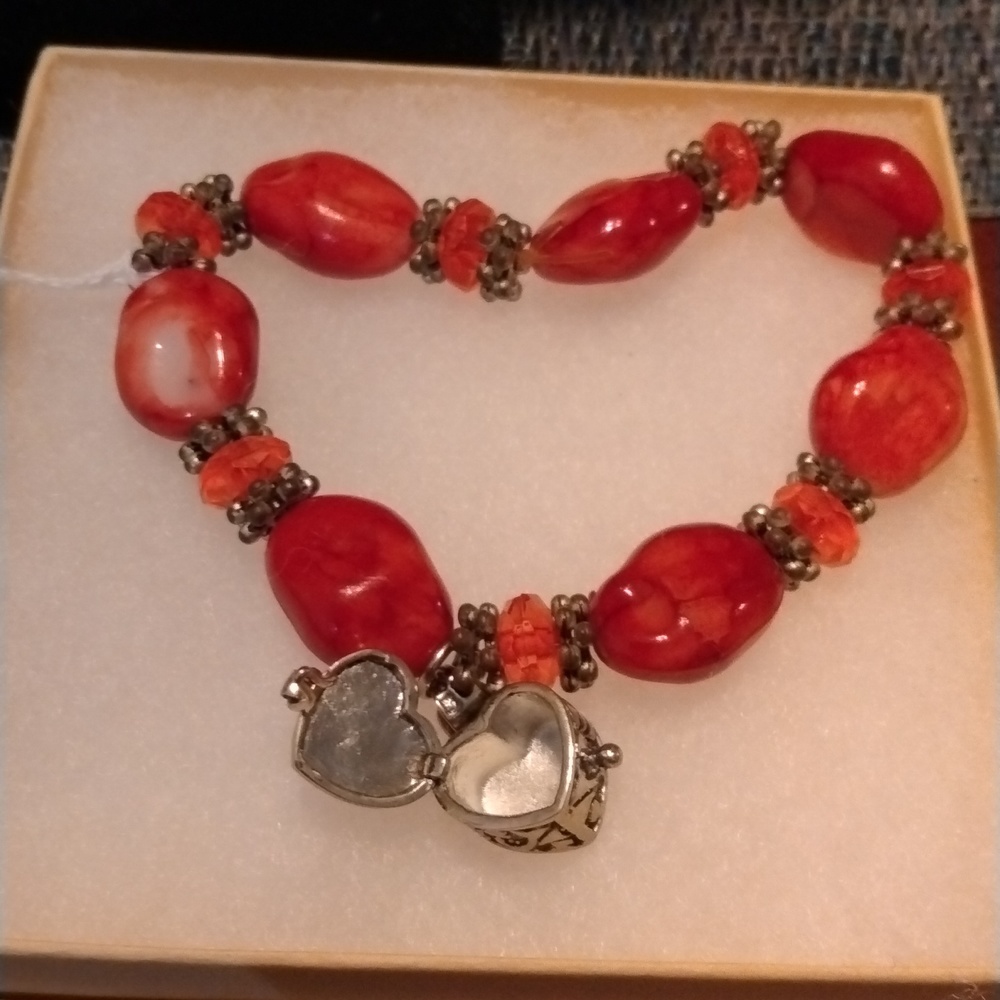 Alex & Ani heart pocket Stone bracelet